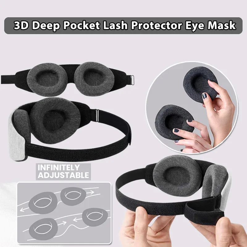 3D Deep Pocket Lash Protector Eye Mask