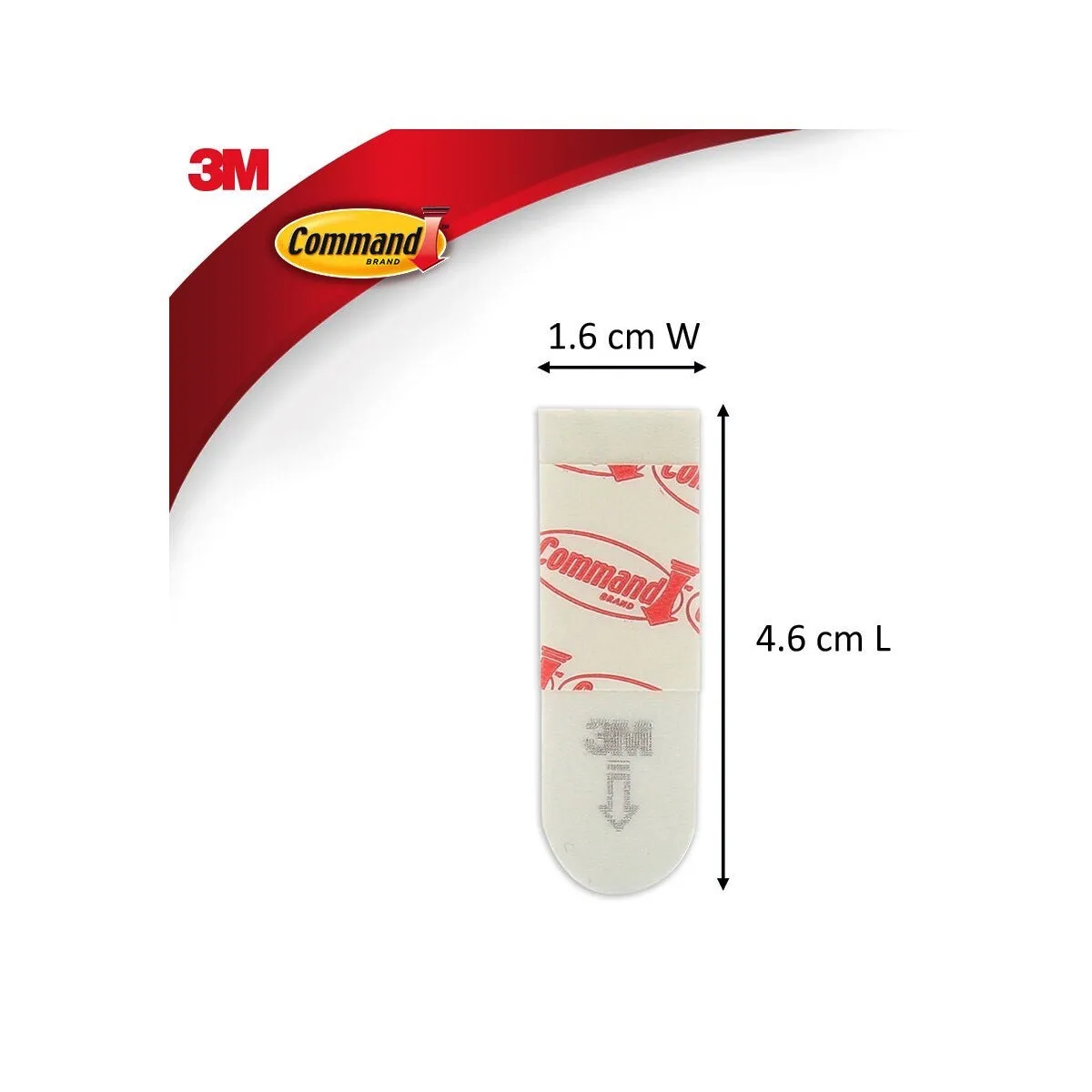 3M Command Adhesive Poster Strips 12 Pack - White