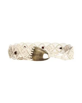 8 By Yoox Women Belt Ivory ONESIZE INT