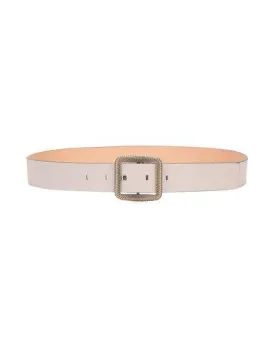 8 By Yoox Women Belt Ivory S INT