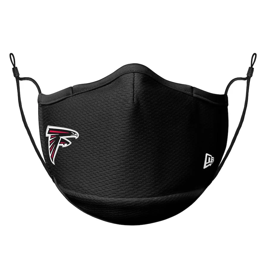 Adult Atlanta Falcons NFL Football New Era Black On-Field Adjustable Face Covering