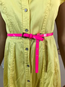 AEO Neon Pink Skinny Hip Belt - XS