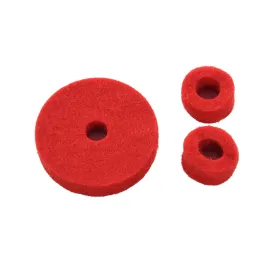 Ahead Wool Hi-Hat Cymbal Felt Pack Red
