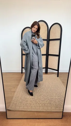 amaya coat in grey
