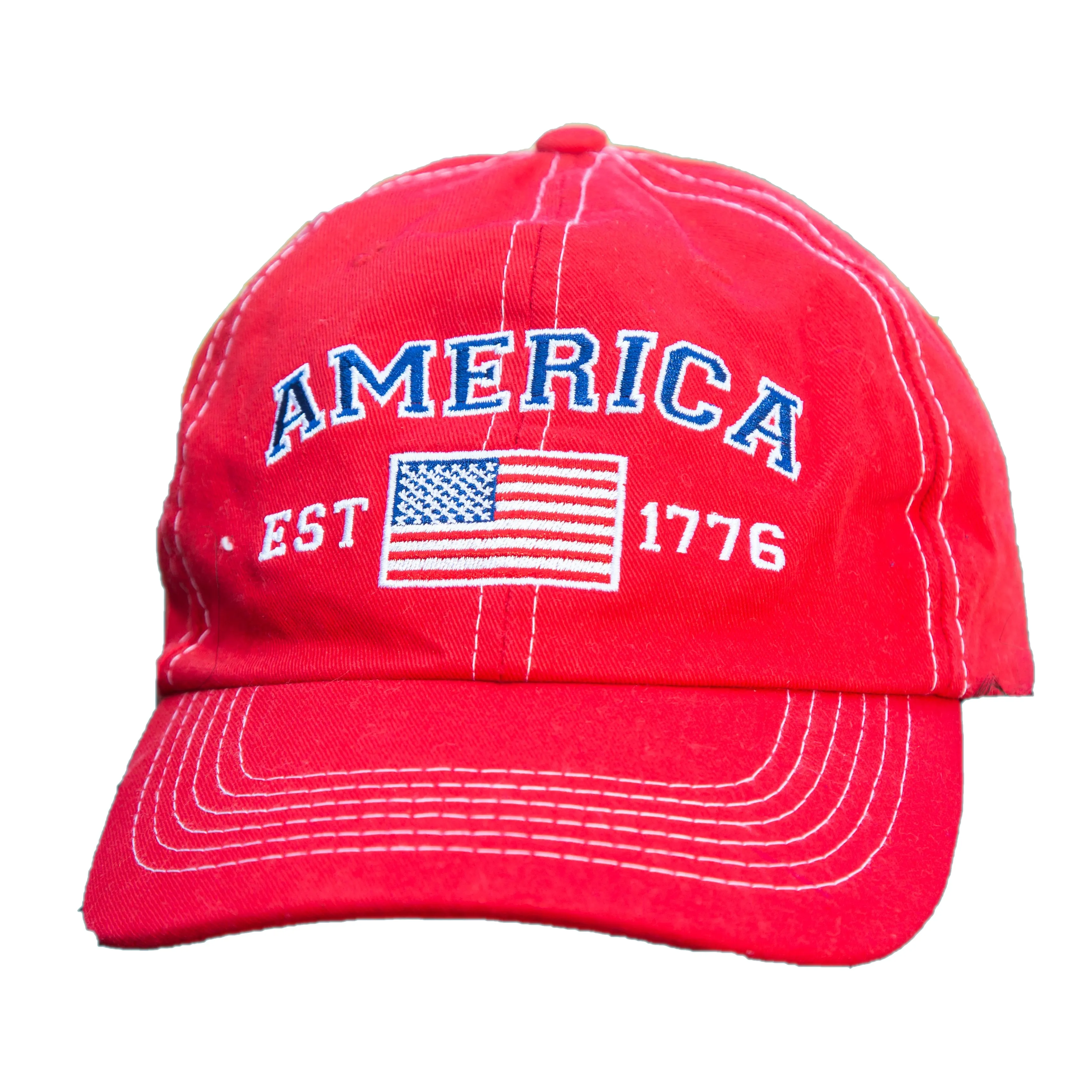America Est 1776 Baseball Cap - 6 Colors Available