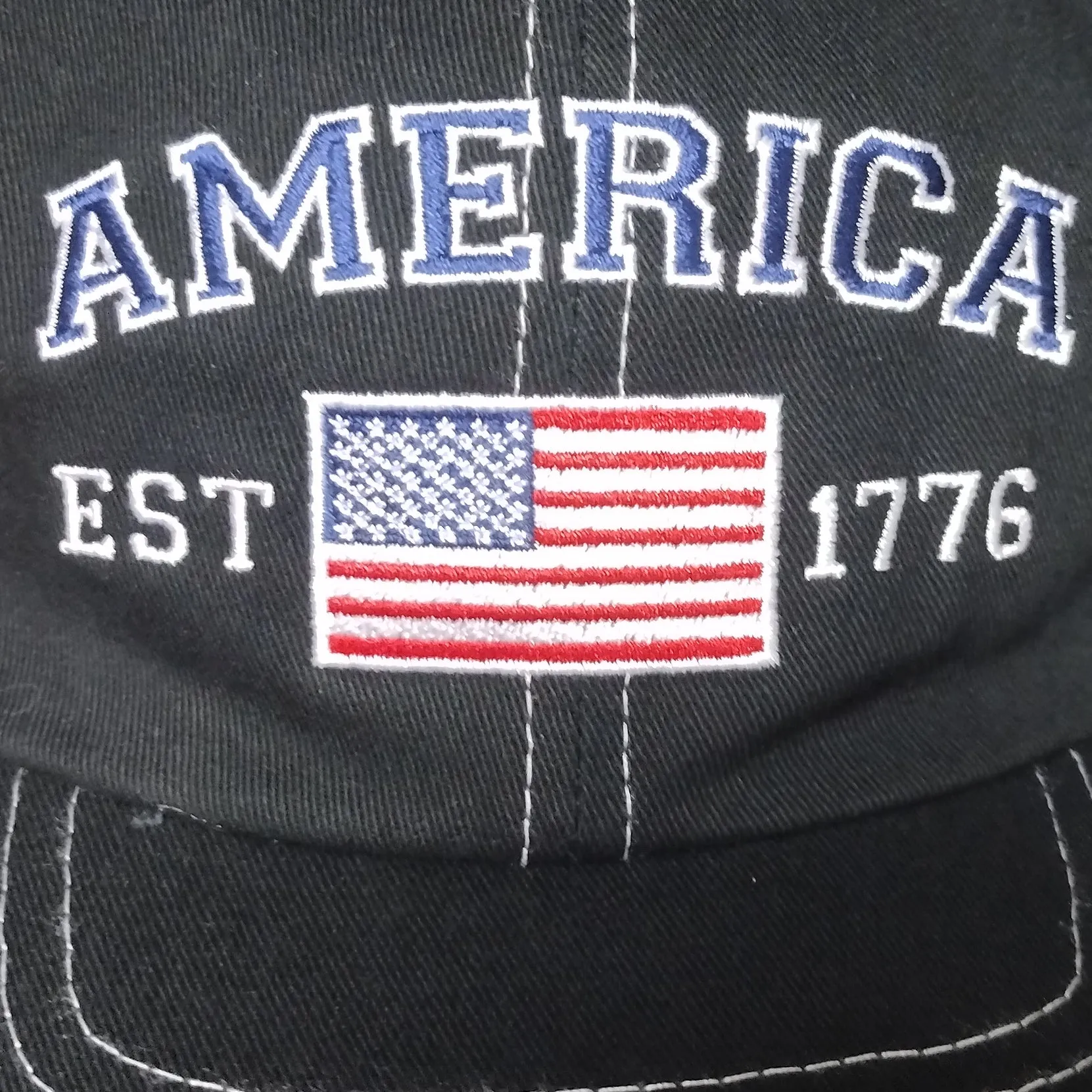 America Est 1776 Baseball Cap - 6 Colors Available