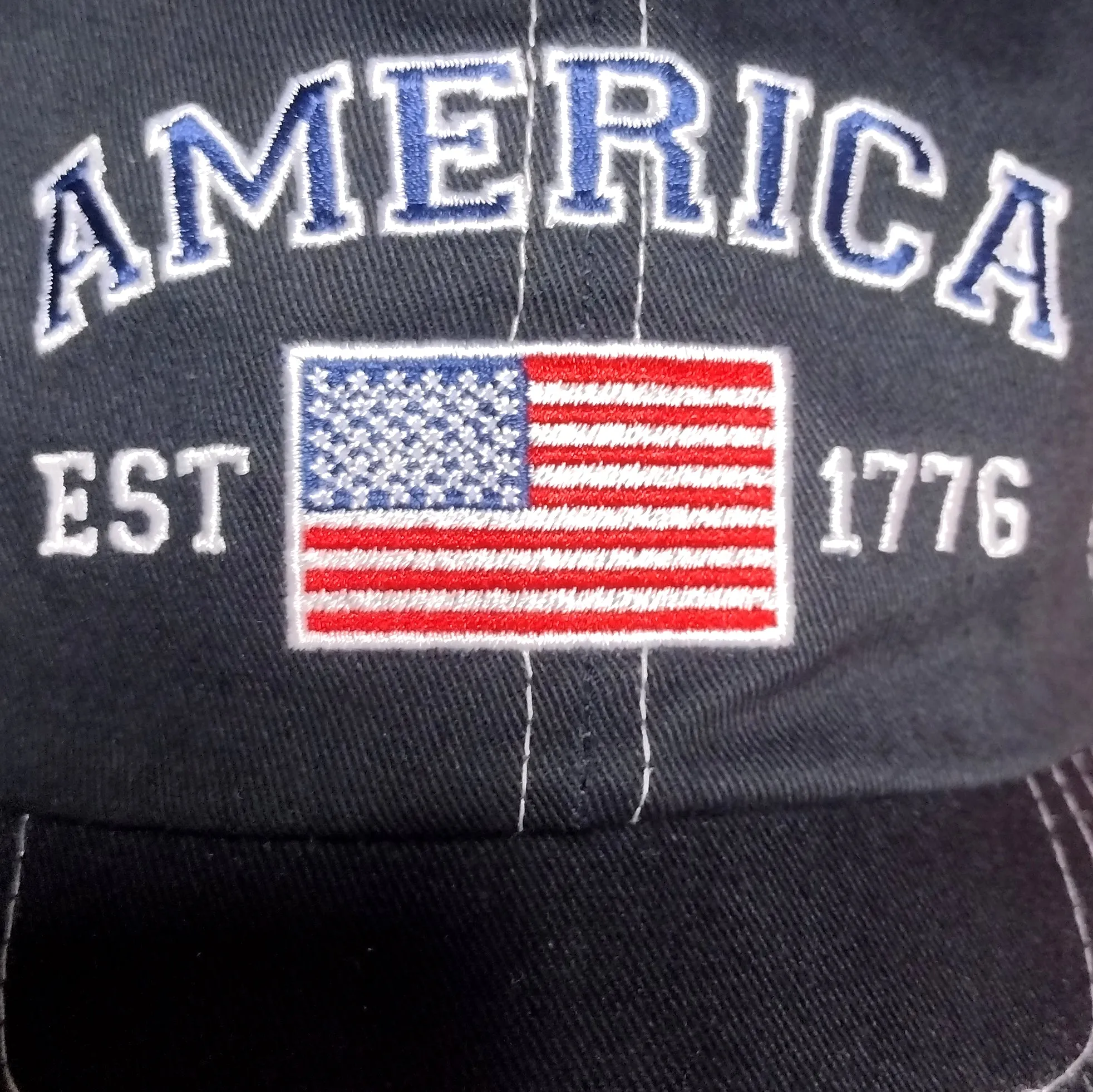 America Est 1776 Baseball Cap - 6 Colors Available