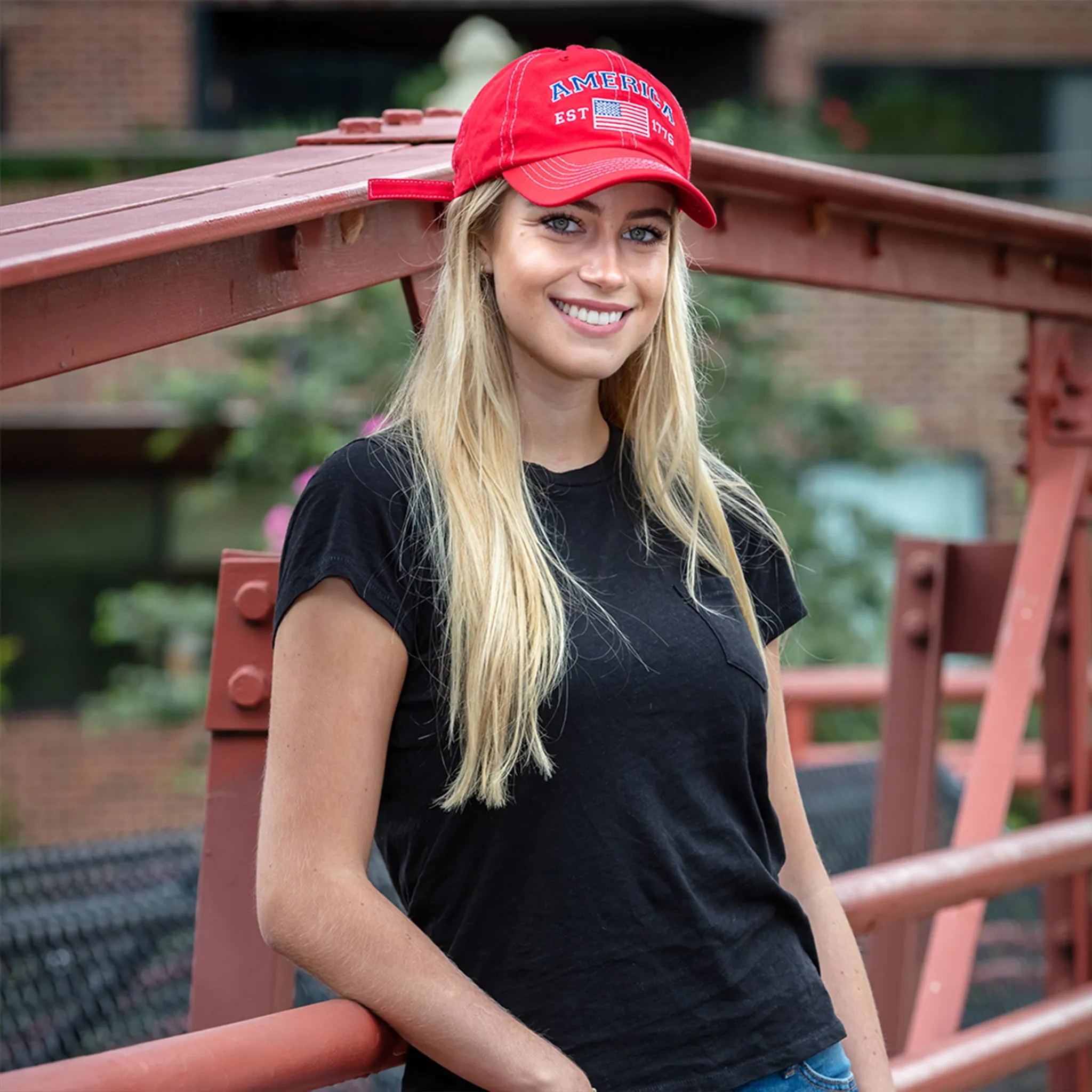America Est 1776 Baseball Cap - 6 Colors Available