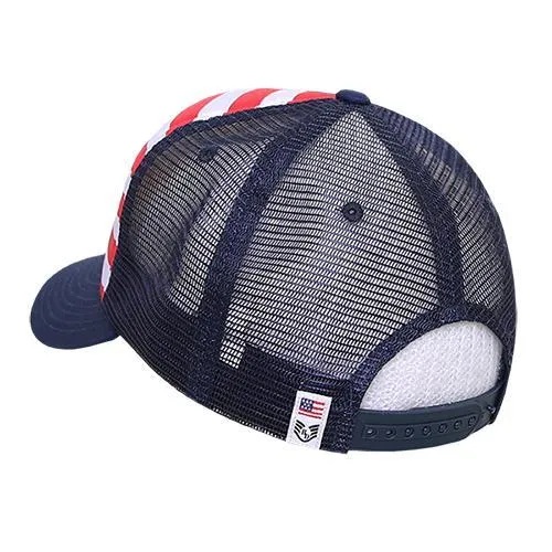 America USA Flag Trucker Foam Mesh Hat - A11