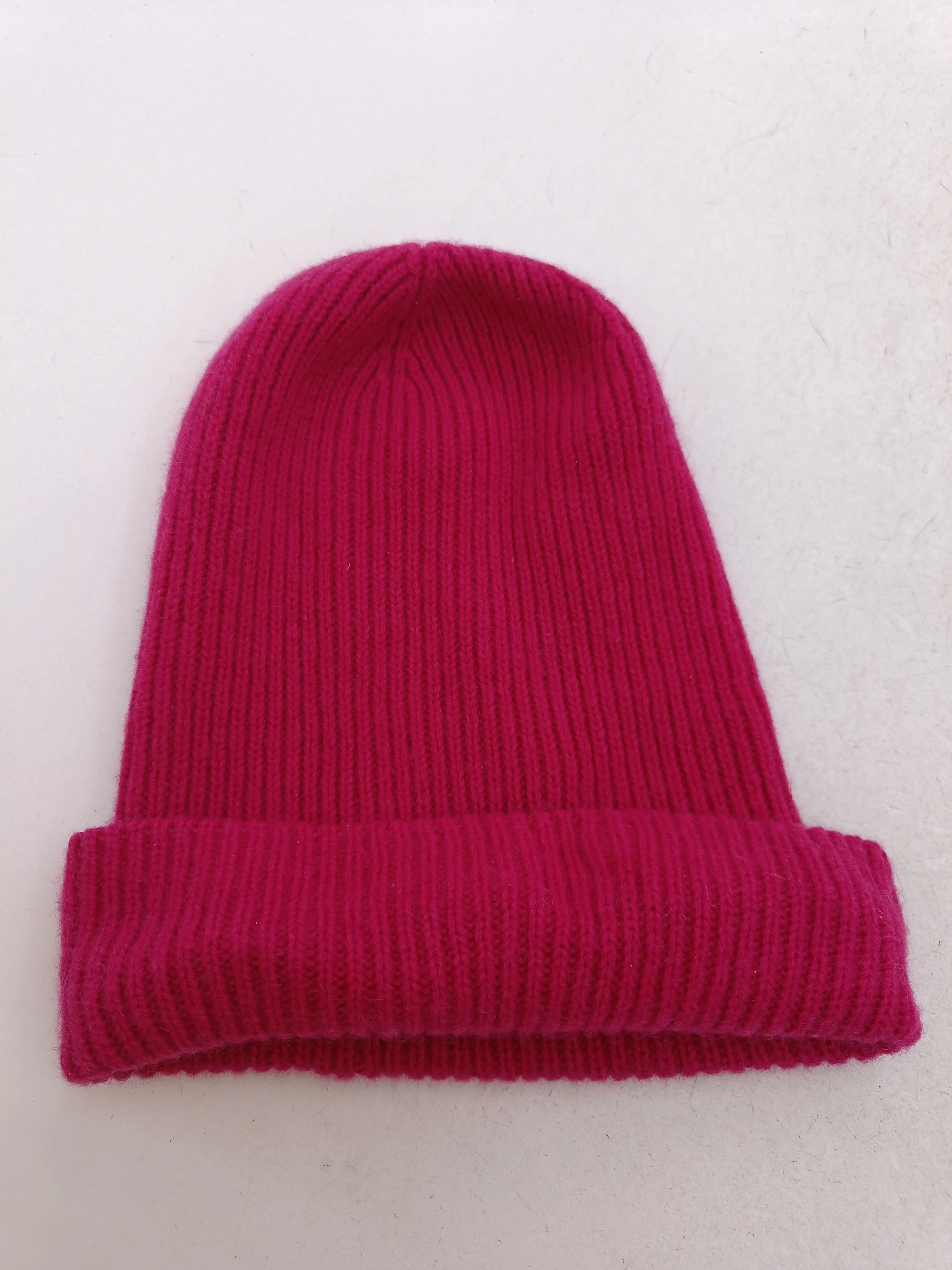 & Other Stories Women's Hat Pink 100% Cashmere