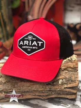 Ariat Ball Cap ~ Red & Black