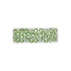Bari Lynn Crystal Snap Clip - Peridot