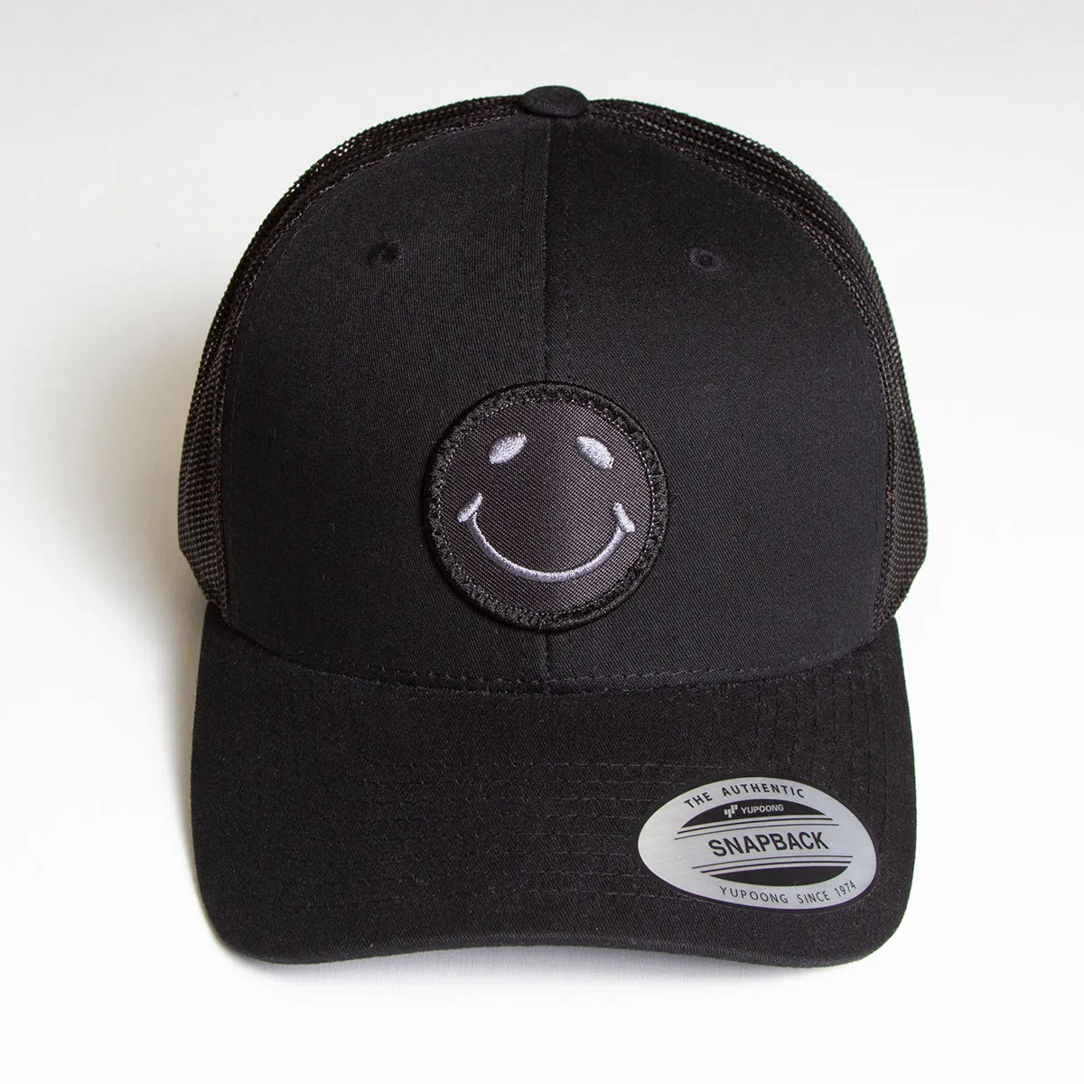 BB Smiley - Trucker Cap - Black