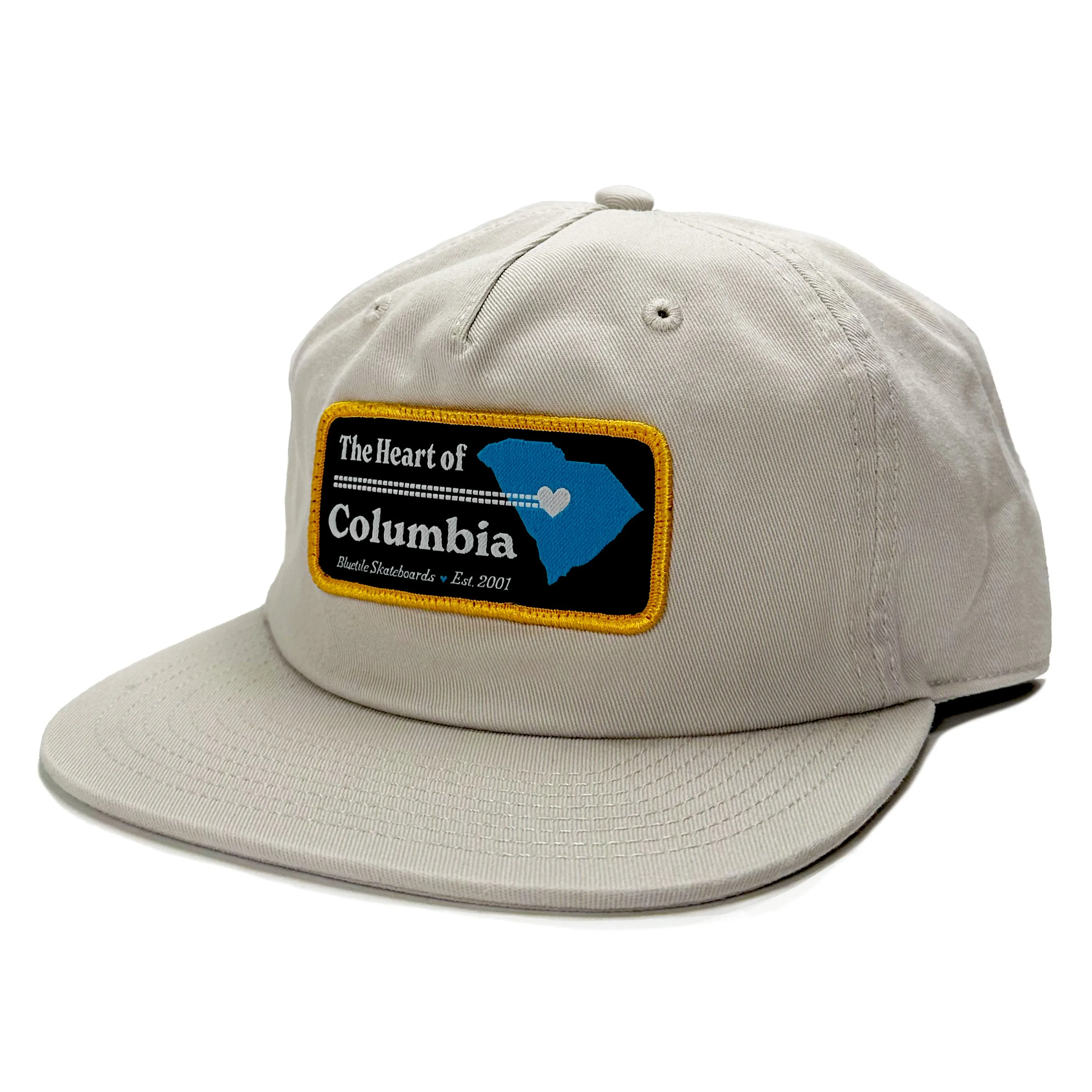 BLUETILE HEART OF COLUMBIA PATCH HAT BONE