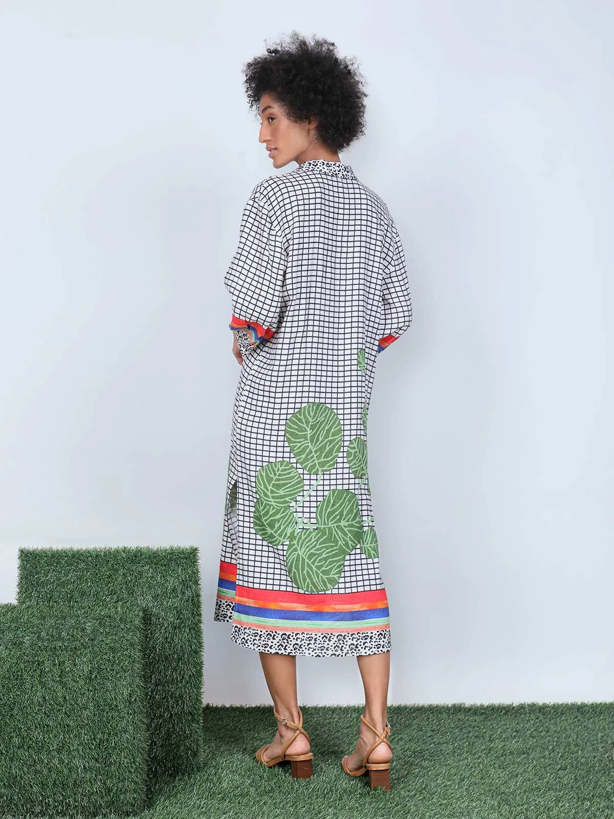 CA Viyana dress caribbean green