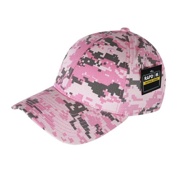 Camo Tactical Baseball Cap, Camouflage Structured Hat - RapDom T66