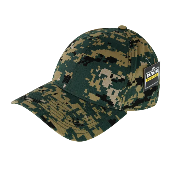 Camo Tactical Baseball Cap, Camouflage Structured Hat - RapDom T66