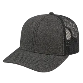 Cap America i8518 - Premium Melange Trucker Mesh Back Cap - Blank