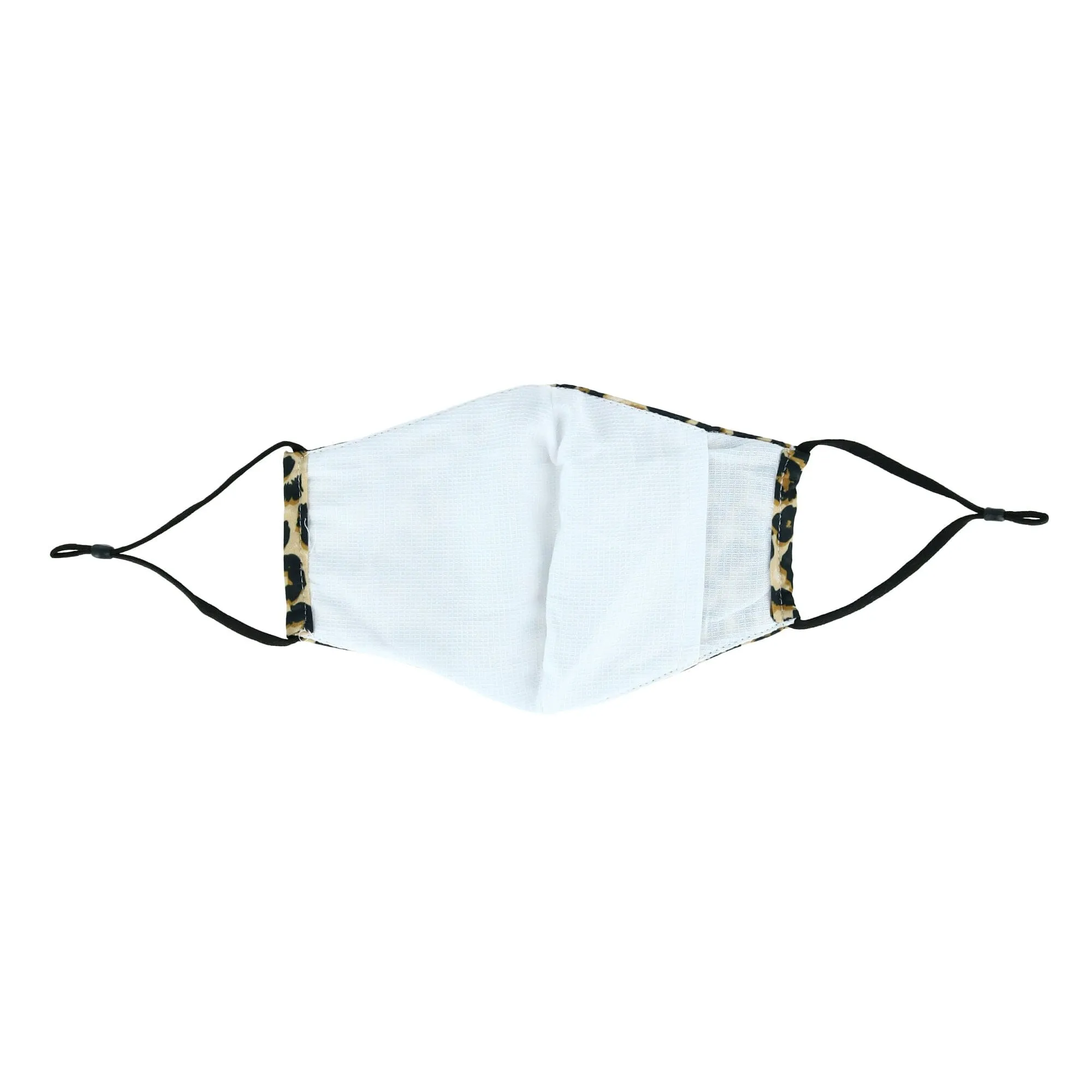 Care Cover Adult Leopard Print Protective Face Mask with Built-In Filter Pocket