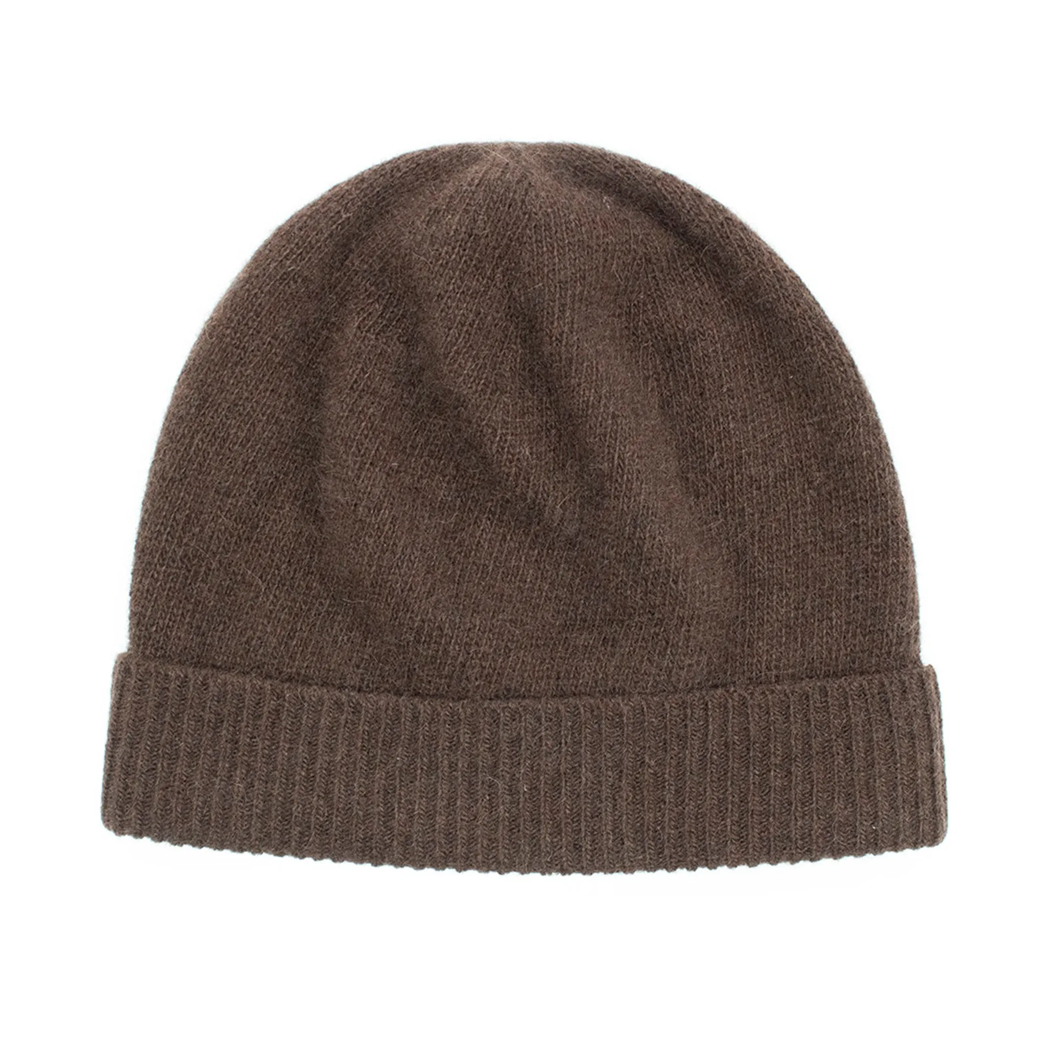 CASHMERE BEANIE WITH FOLDED CUFF