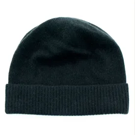 CASHMERE BEANIE WITH FOLDED CUFF