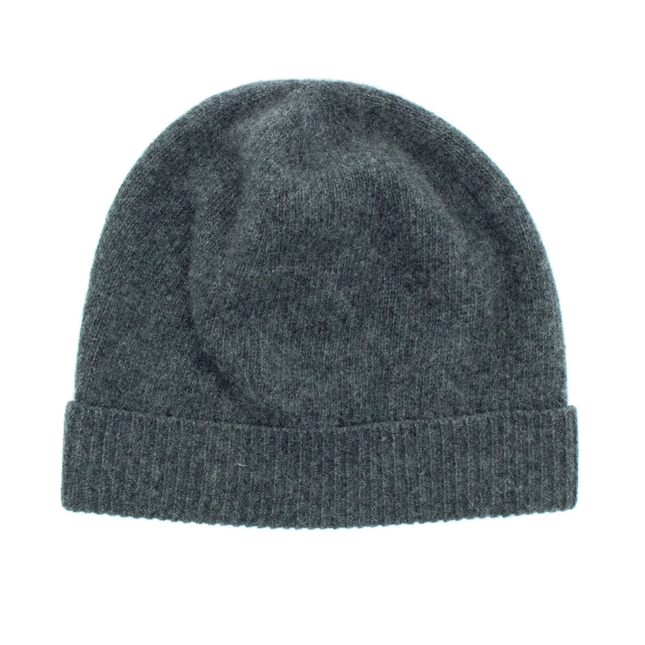 CASHMERE BEANIE WITH FOLDED CUFF