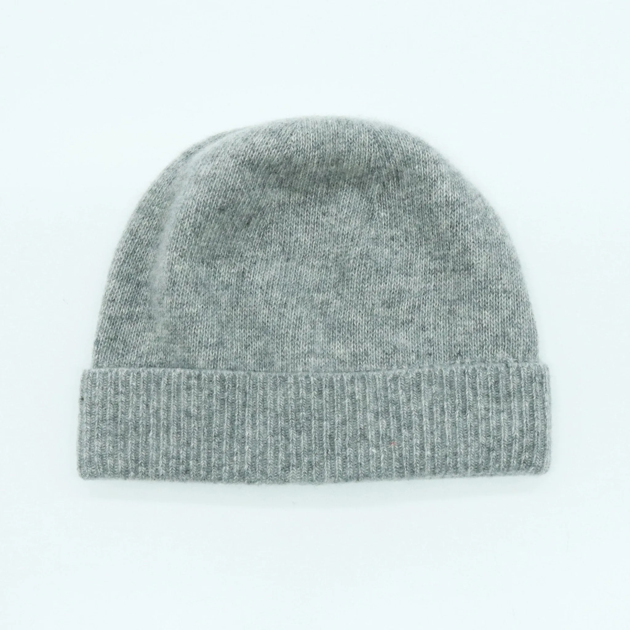 CASHMERE BEANIE WITH FOLDED CUFF