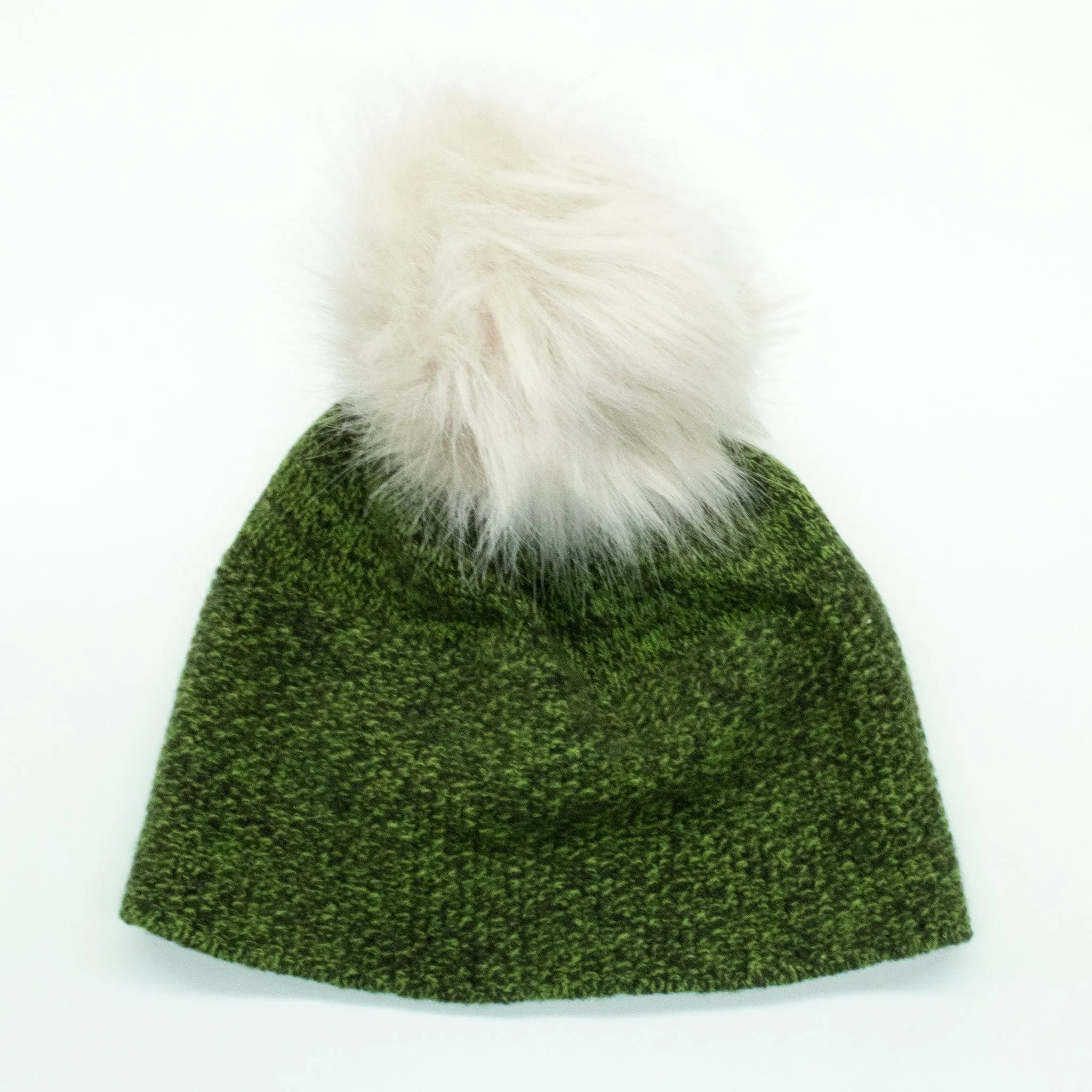 CASHMERE TWEED HAT WITH POM POM