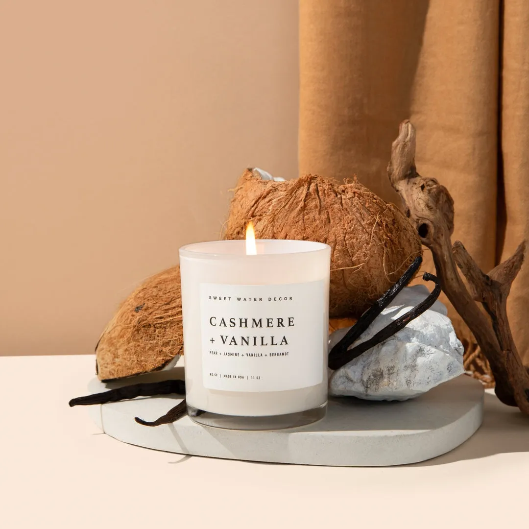 Cashmere   Vanilla 11oz Soy Candle