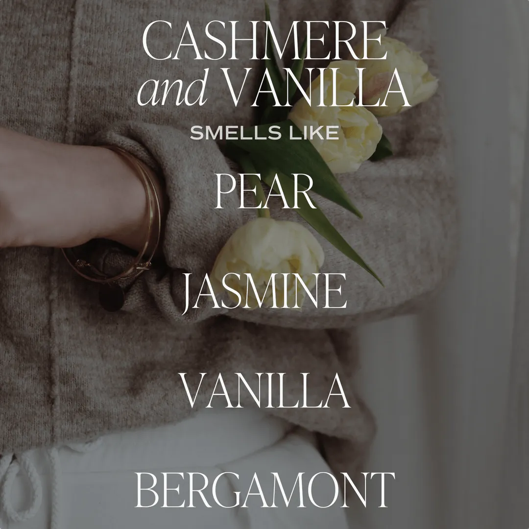 Cashmere   Vanilla 11oz Soy Candle