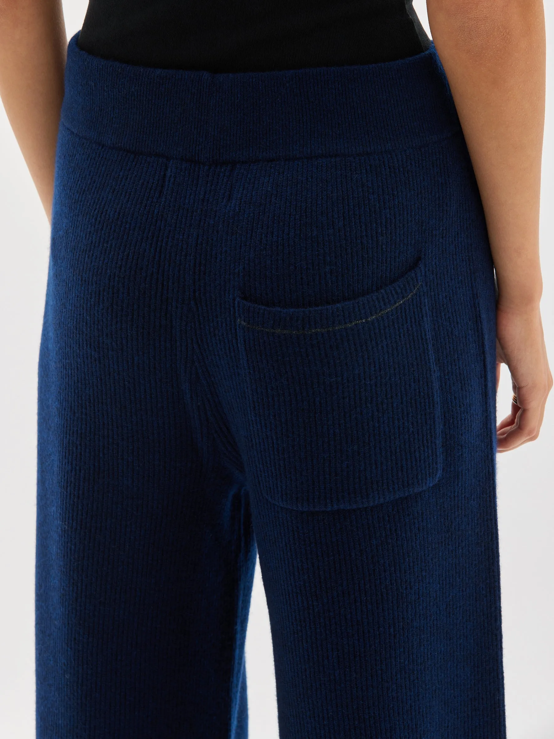 cashmere weekend track pant