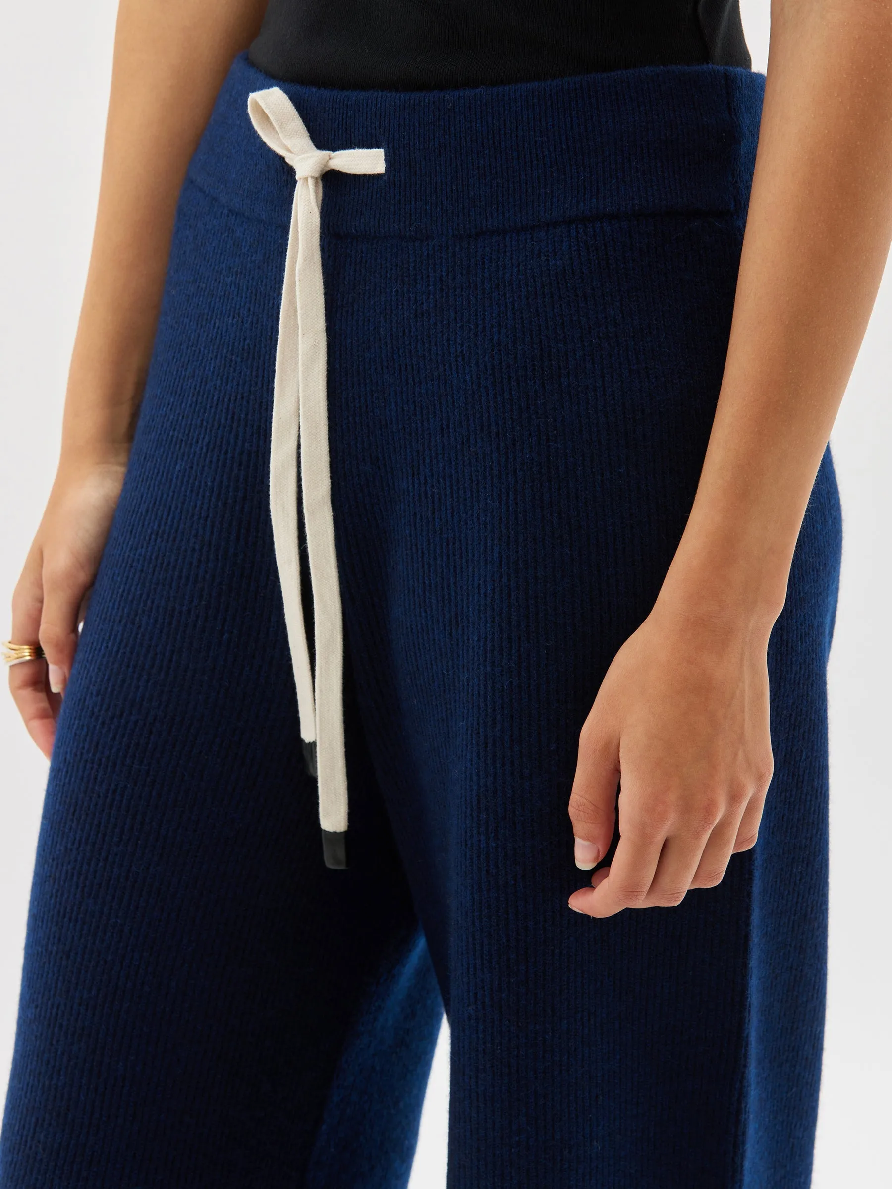 cashmere weekend track pant