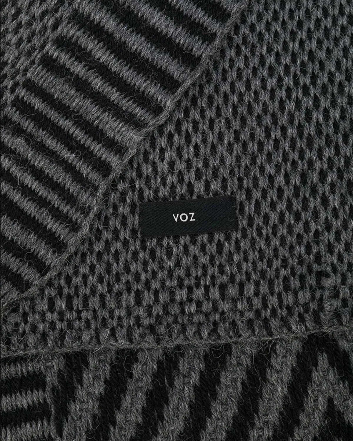 Chevron Scarf in Baby Alpaca