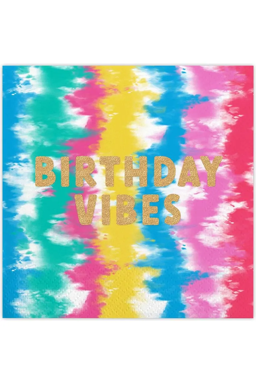 Colorful Birthday Vibes Napkins