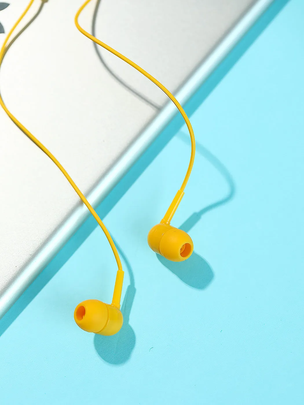 Colorful Music Earphones Model No.:HF236 Yellow