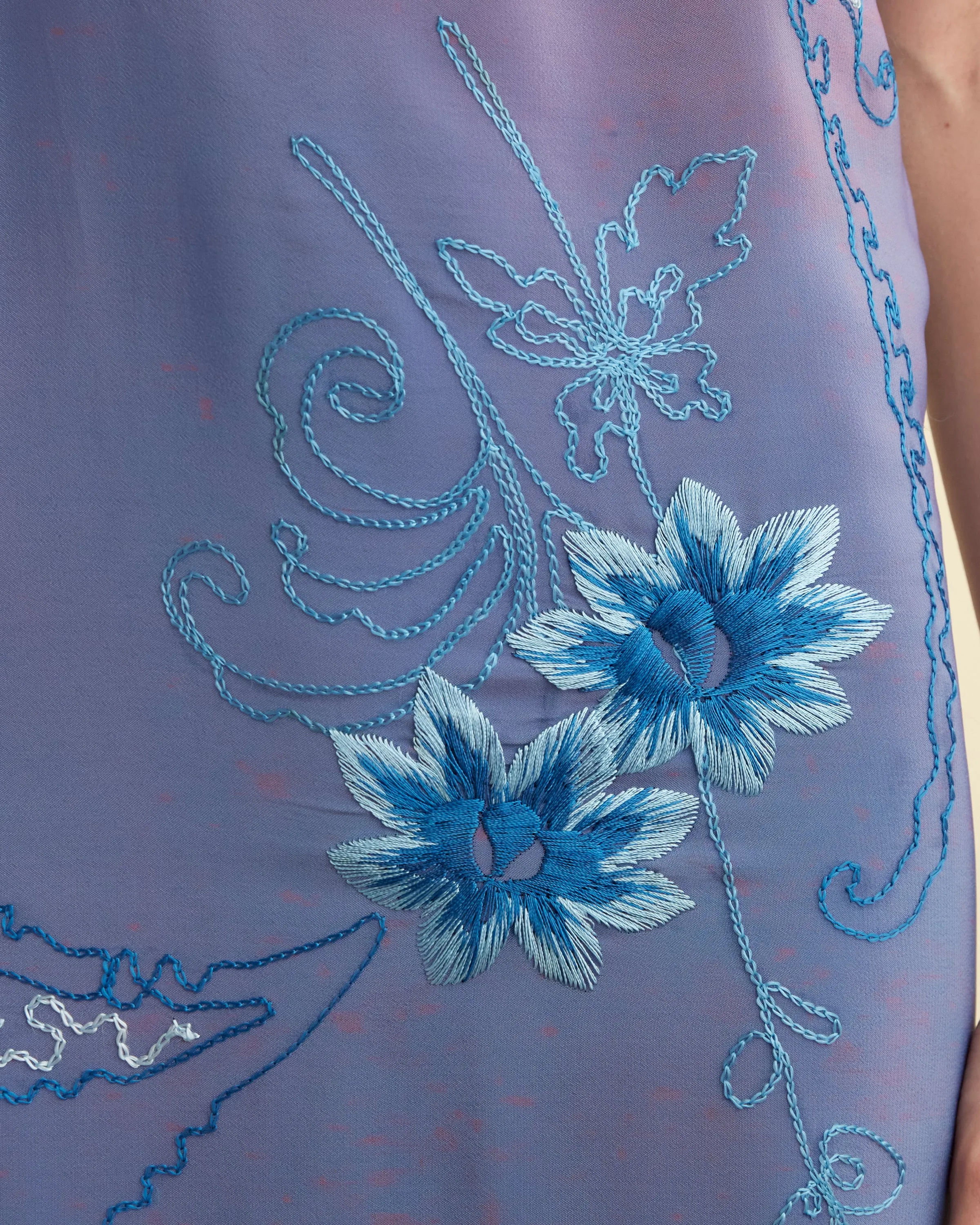 Cornflower Tendril Dress - XS