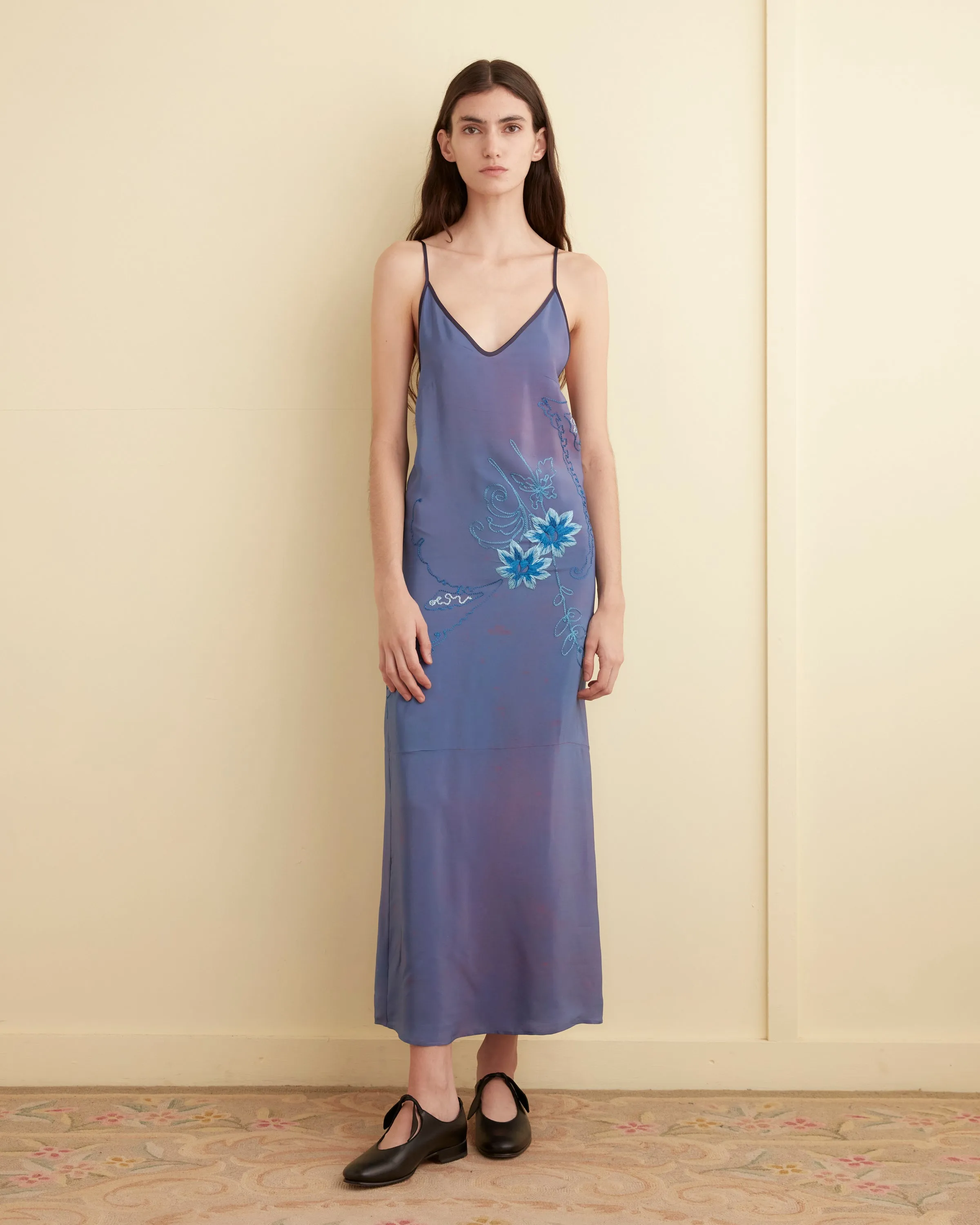 Cornflower Tendril Dress - XS