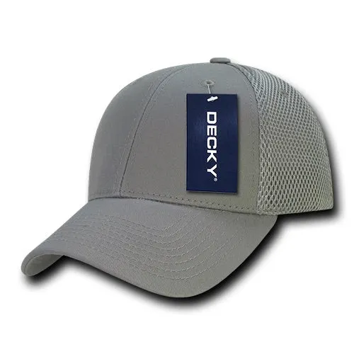 Decky 204 - Low Crown Mesh Baseball Cap, Trucker Hat