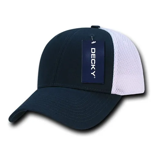 Decky 204 - Low Crown Mesh Baseball Cap, Trucker Hat