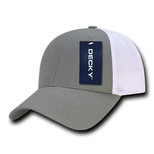 Decky 204 - Low Crown Mesh Baseball Cap, Trucker Hat