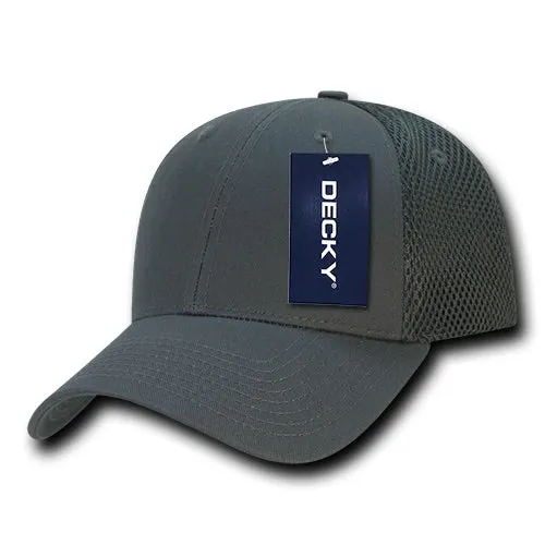 Decky 204 - Low Crown Mesh Baseball Cap, Trucker Hat