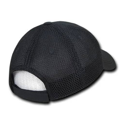 Decky 204 - Low Crown Mesh Baseball Cap, Trucker Hat