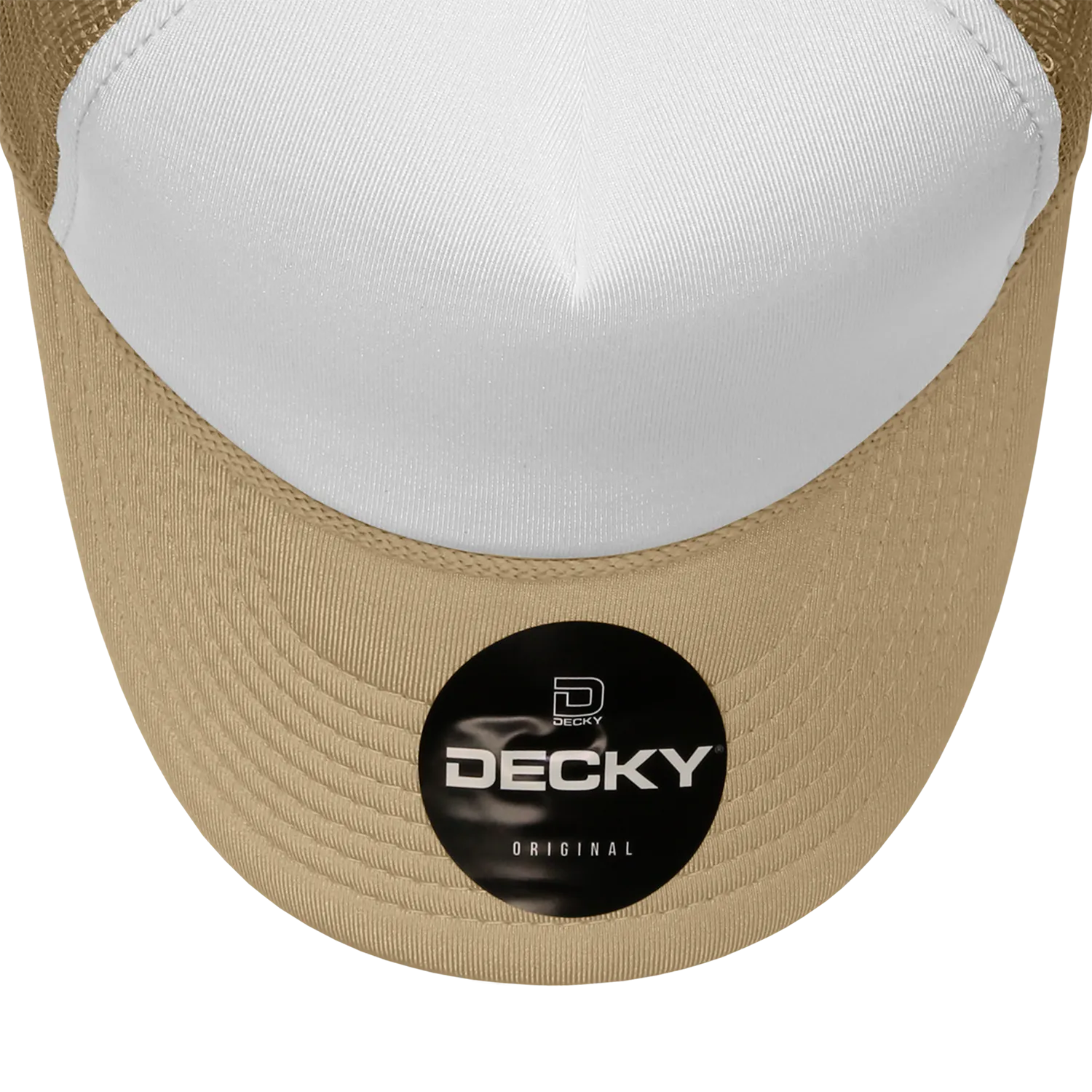 Decky 210 Blank Foam Trucker Hat, Two Tone Mesh Back Cap