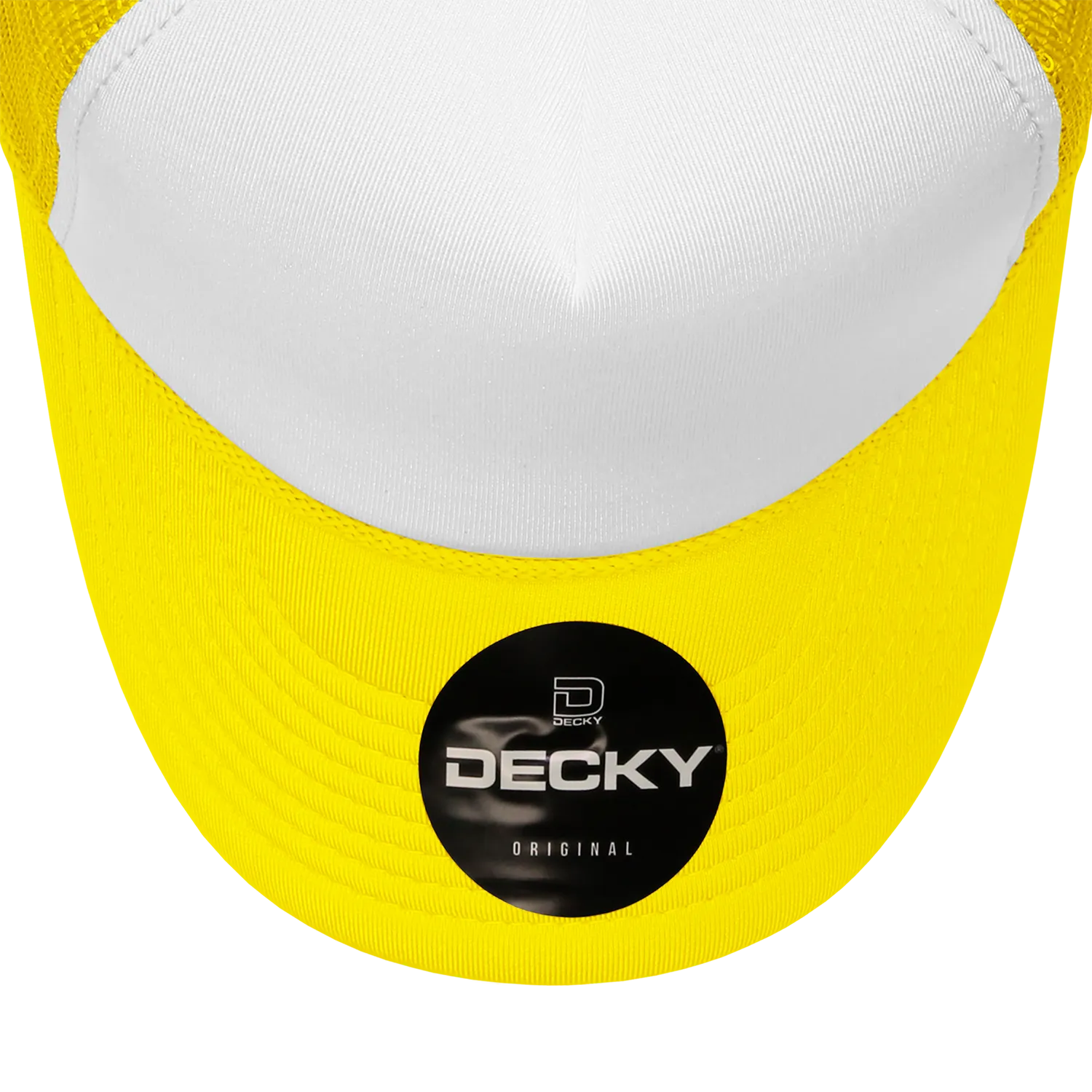 Decky 210 Blank Foam Trucker Hat, Two Tone Mesh Back Cap