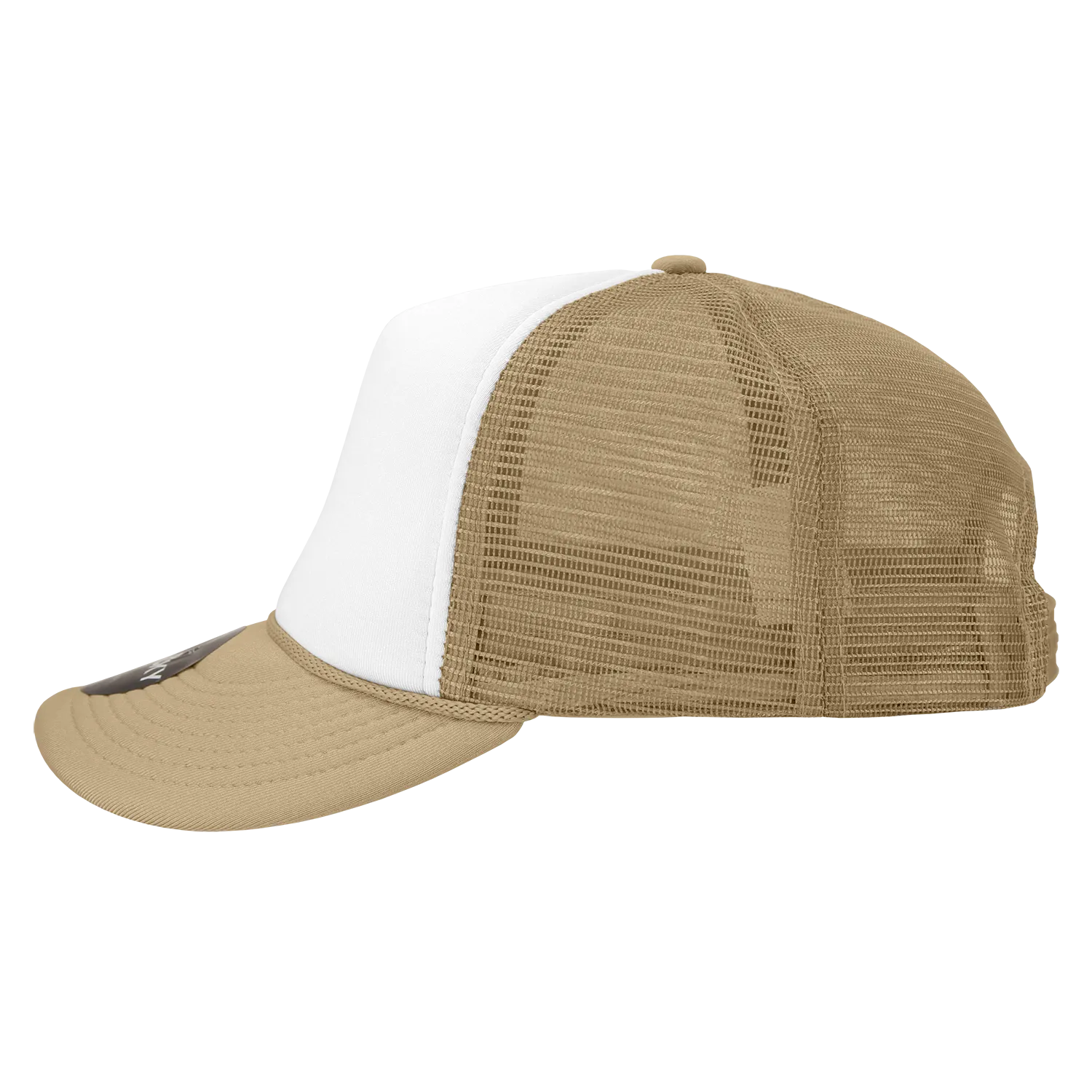 Decky 210 Blank Foam Trucker Hat, Two Tone Mesh Back Cap