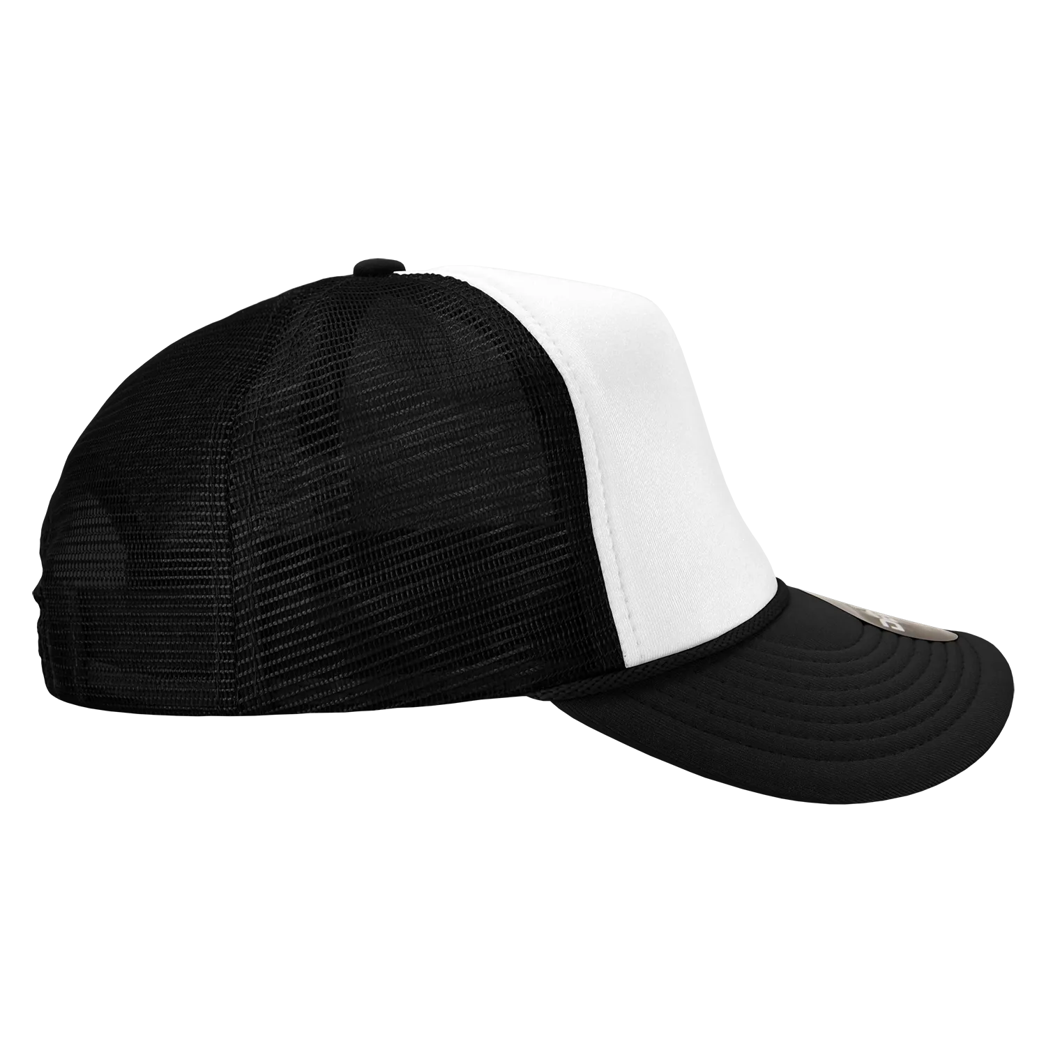Decky 210 Blank Foam Trucker Hat, Two Tone Mesh Back Cap