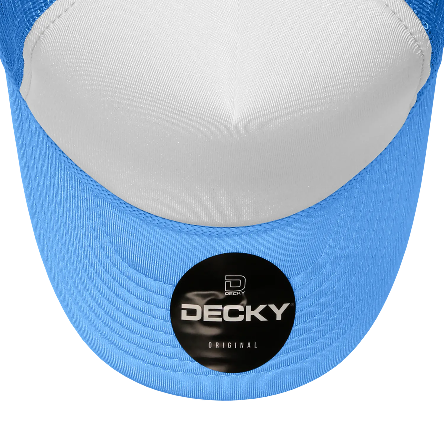 Decky 210 Blank Foam Trucker Hat, Two Tone Mesh Back Cap