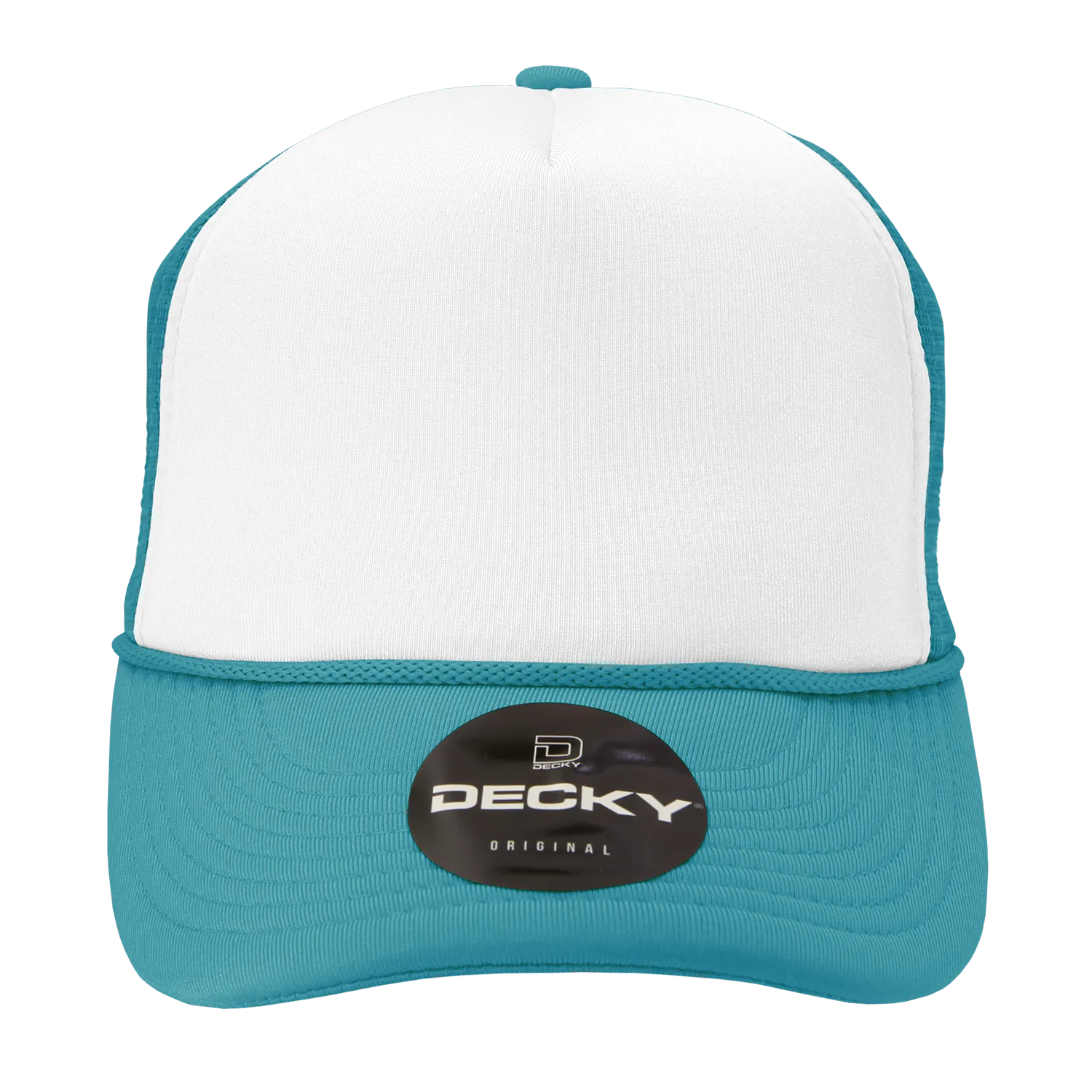 Decky 210 Blank Foam Trucker Hat, Two Tone Mesh Back Cap