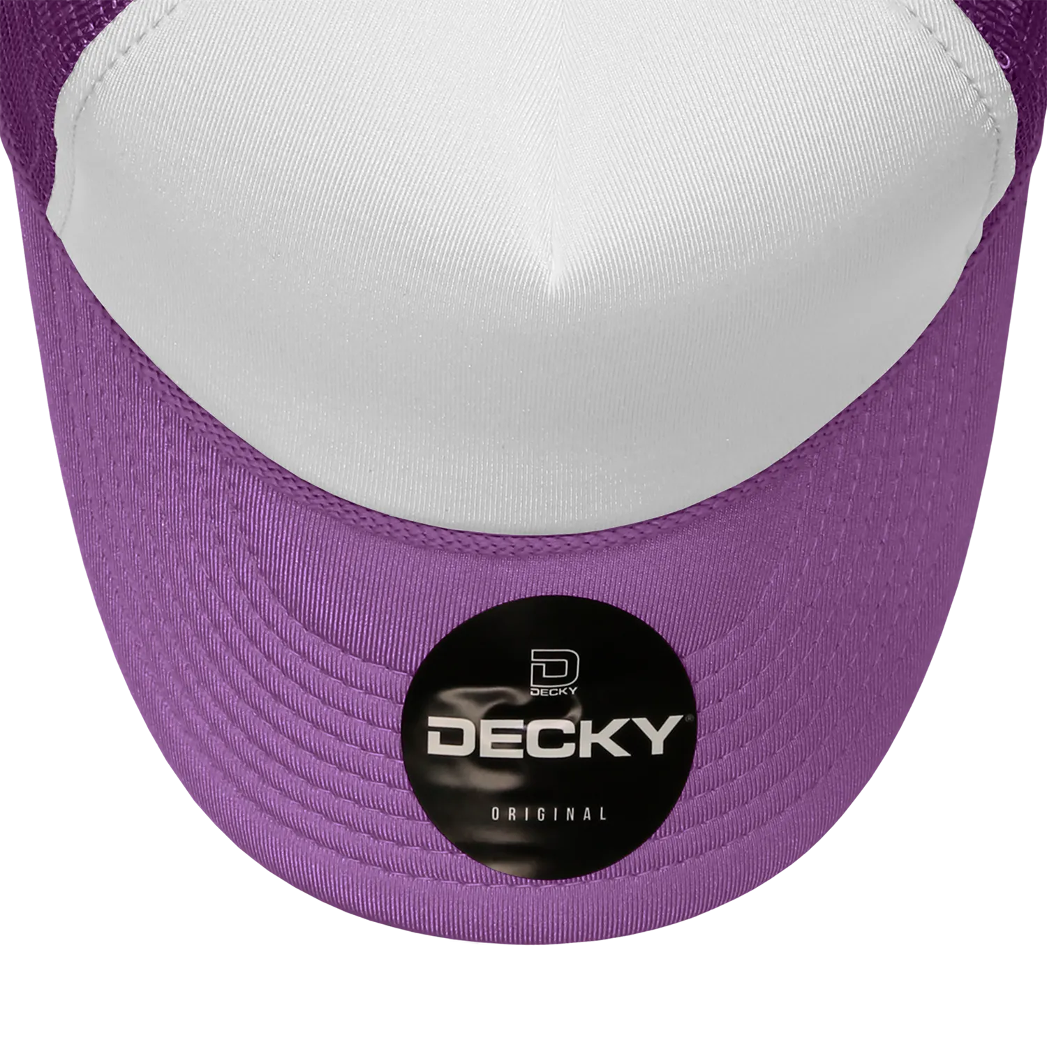 Decky 210 Blank Foam Trucker Hat, Two Tone Mesh Back Cap