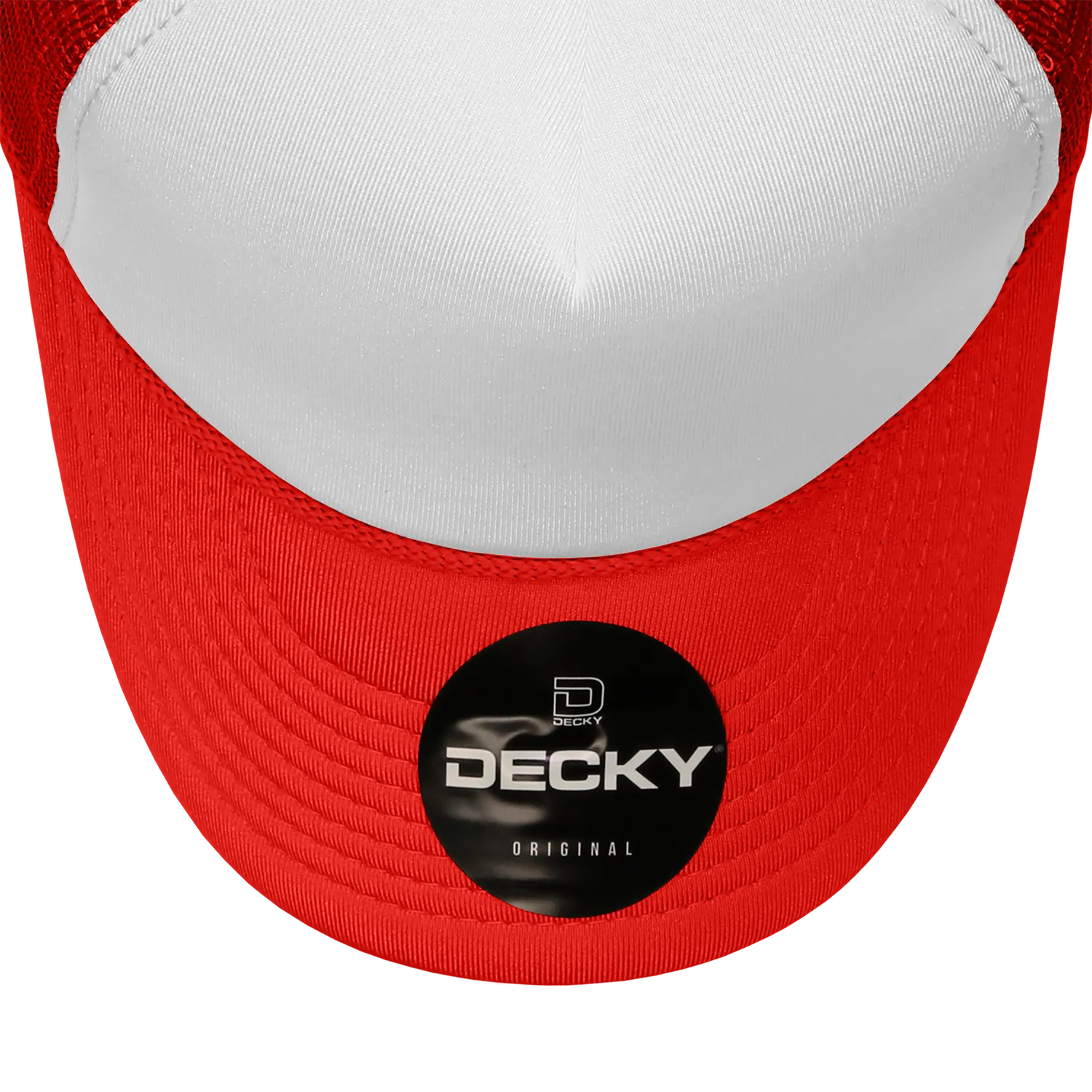 Decky 210 Blank Foam Trucker Hat, Two Tone Mesh Back Cap